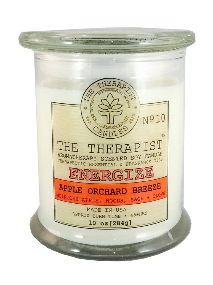 No 10 Apple Orchard Breeze Candle for wholesale by The Therapist Essentials™