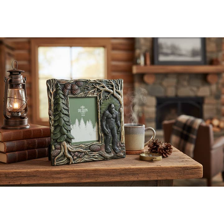 De Leon Collections - Wholesale Picture Frame - Bigfoot Woods Forest Nature Pinecone 6” x 4” Picture Frame1