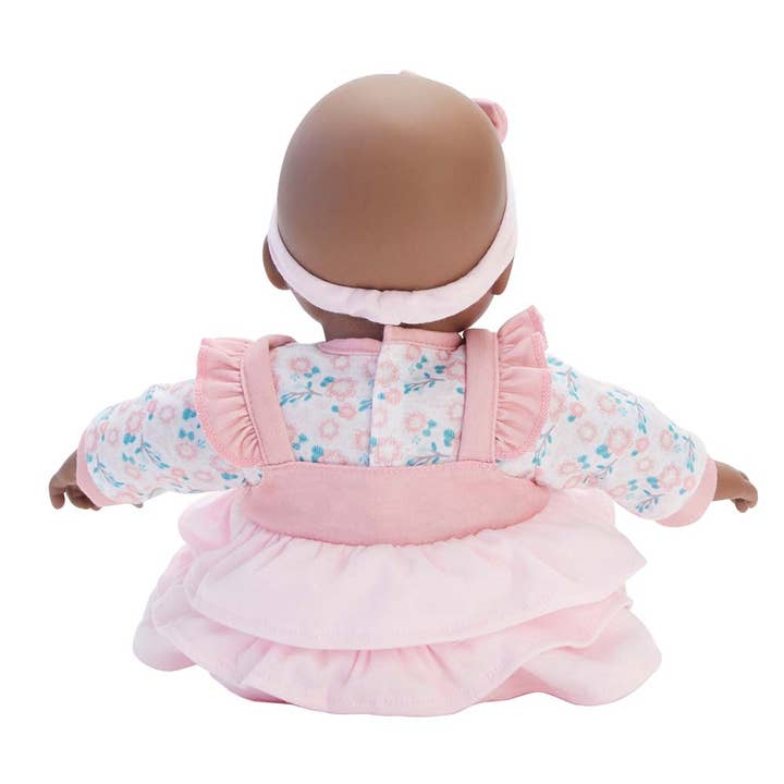 Madame Alexander - Wholesale Doll - Kids - Baby Cuddles Doll with Pink Floral, Dark Skin Tone1