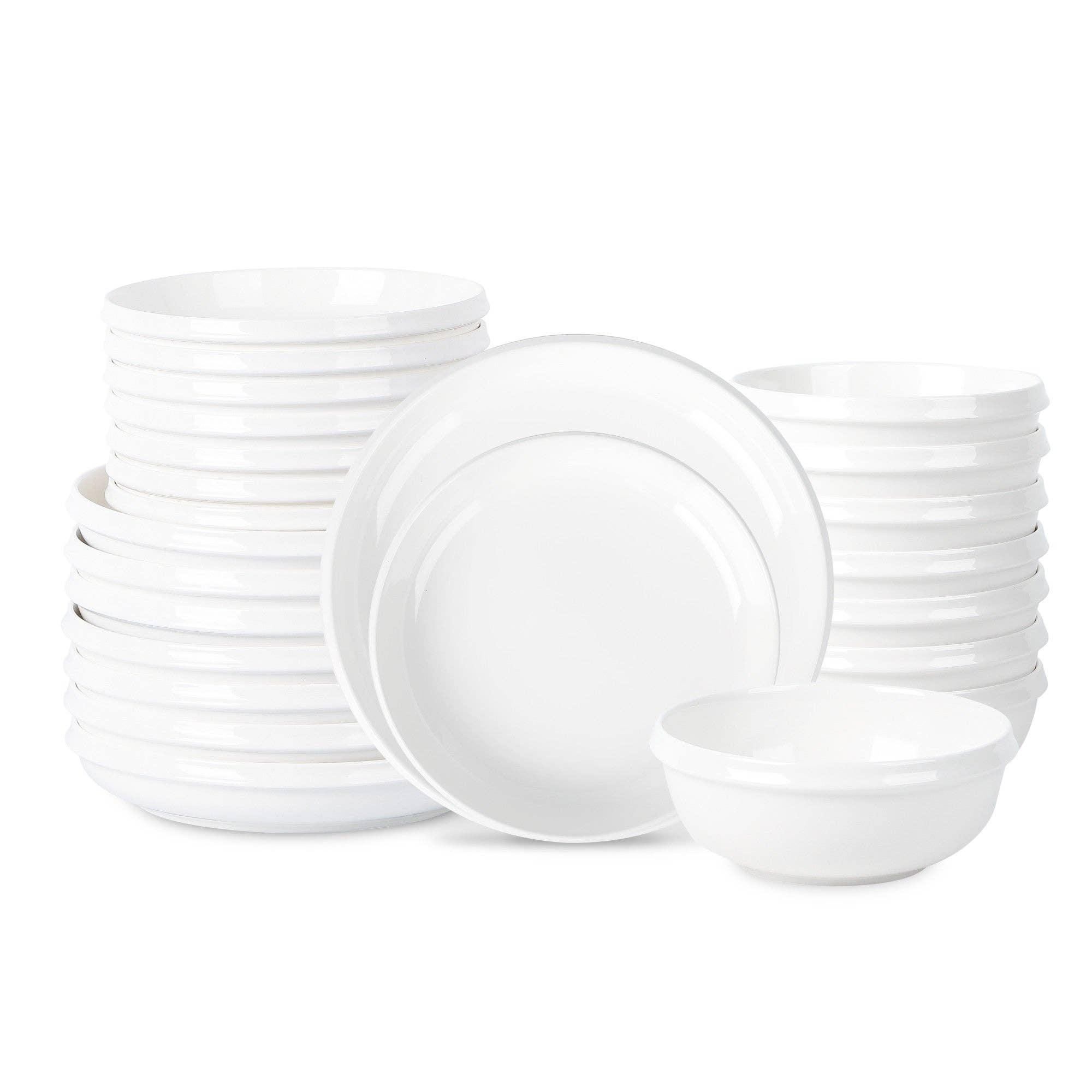 Stone  Lain - Wholesale Dinnerware Set - Verso Porcelain Dinnerware Set - White1