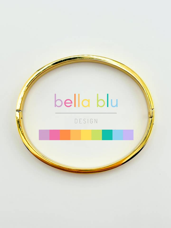 Barbara textur guldfyllt armband för wholesale av Bella Blu Designs