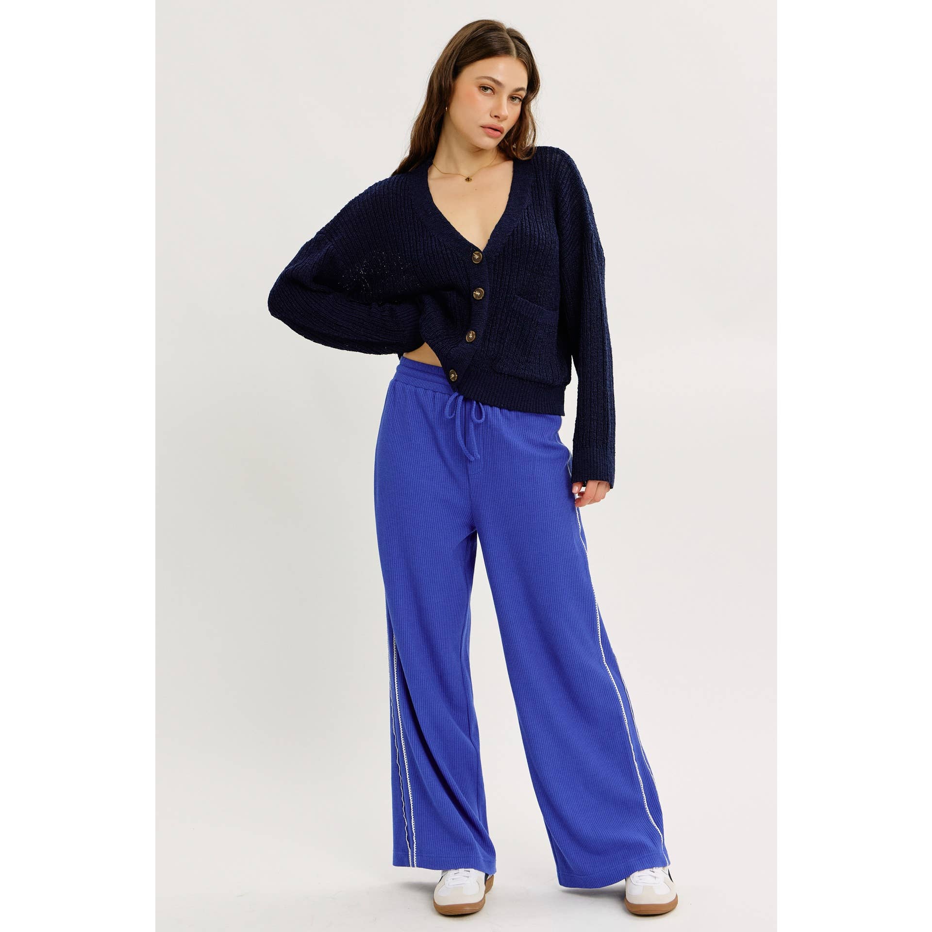 idem ditto – Engroshandel Cardigan - Dame – Ubesværet cool løs sweater-cardigan med lommer24