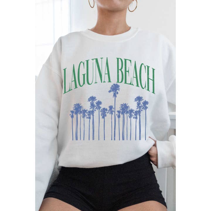 A. BLUSH CO - Wholesale Graphic Sweatshirt - Women's - LAGUNA BEACH Graphic Sweatshirt5