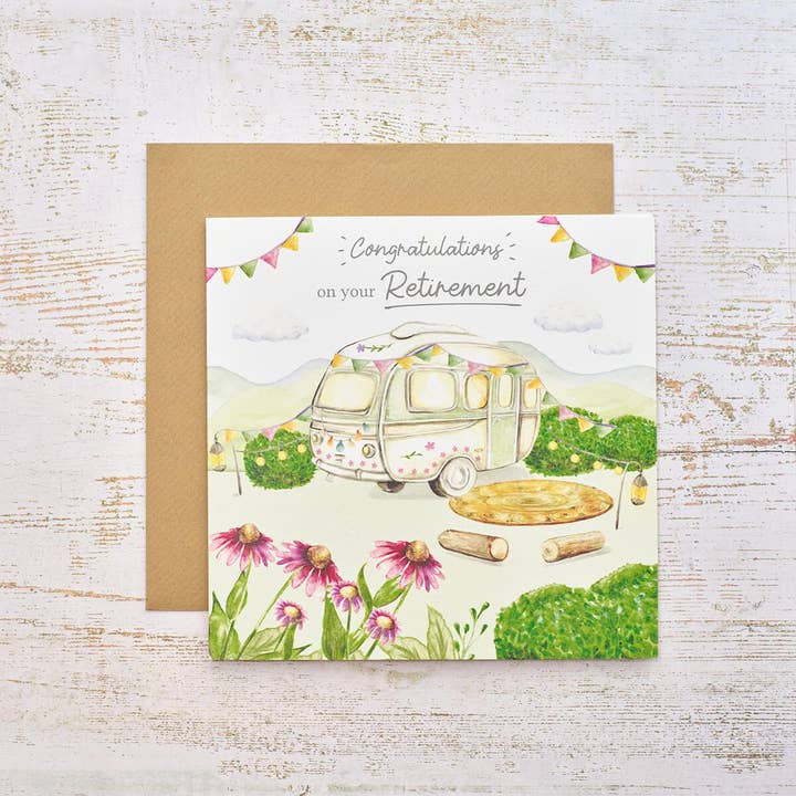 Caravan Congratulations on Your Retirement Card for wholesale by Langs