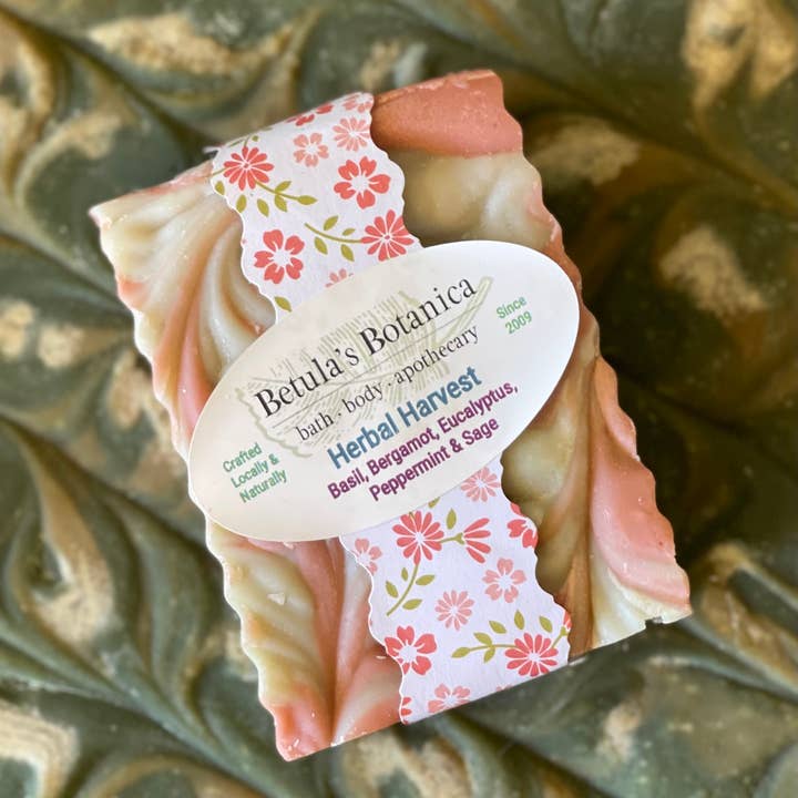 Betula's Botanica ~ Bath, Body & Apothecary - Wholesale Bar Soap - Herbal Harvest Soap