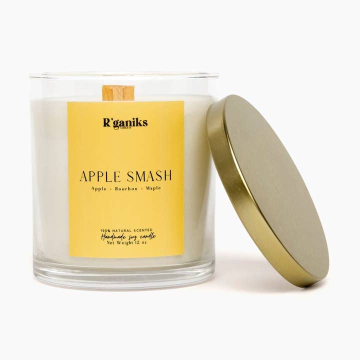Apple Smash Candle | Glass for wholesale by R'Ganiks Candle Co