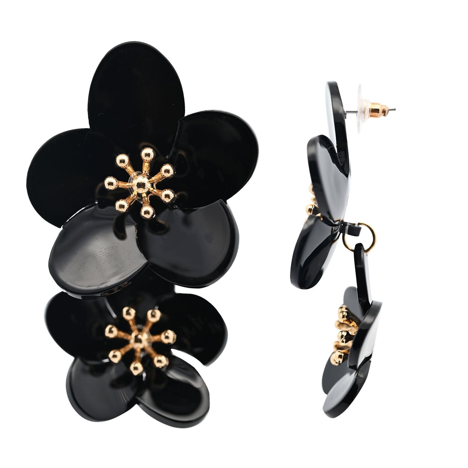 AMORINO SRL – wholesale Dangle earrings – HANGING EARRINGS WITH FLOWERS - FT2468A3092