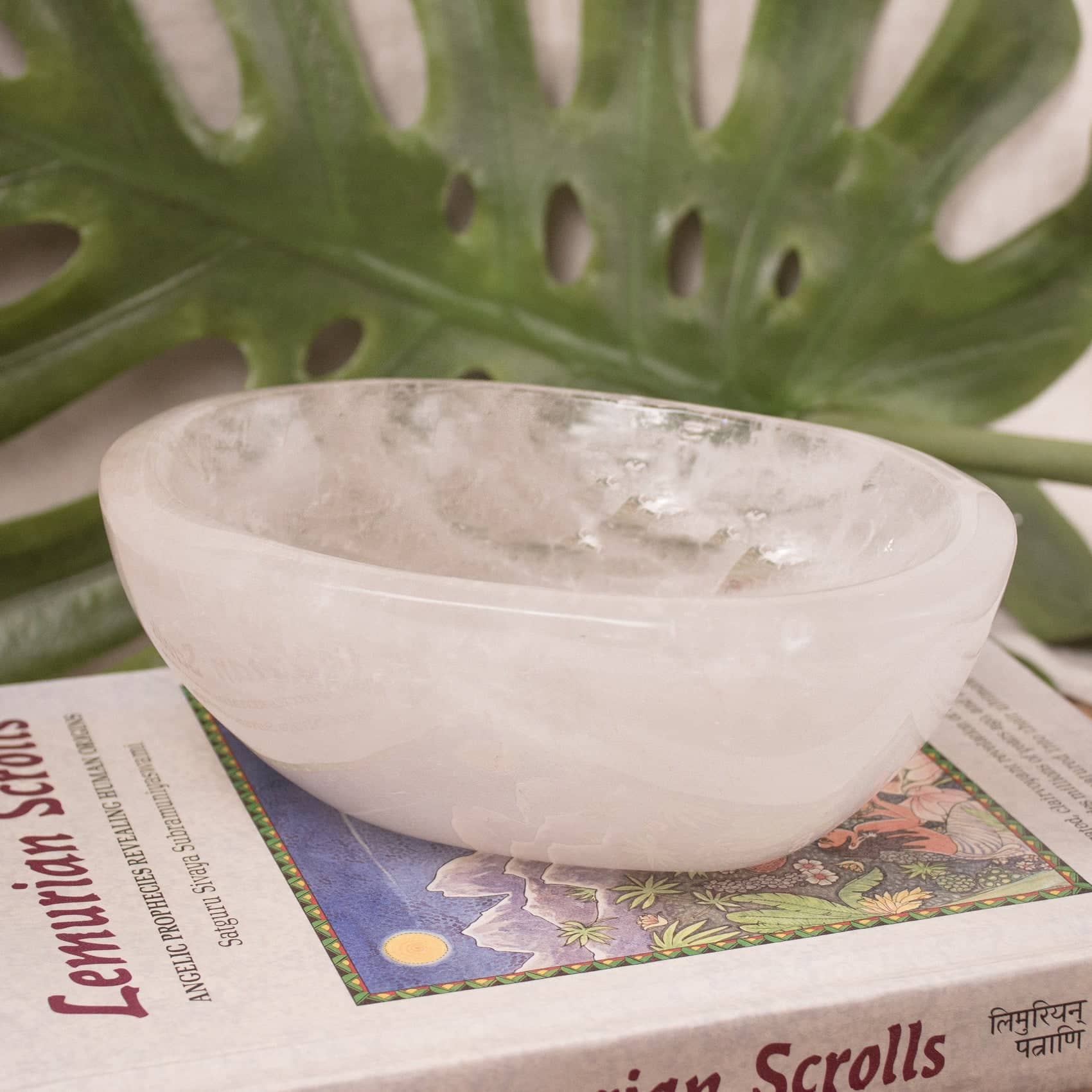 Tiny Rituals - Wholesale Decorative Plate/Dish/Bowl - Rare Clear Quartz Crystal Bowls - Large - 1 of a Kind1