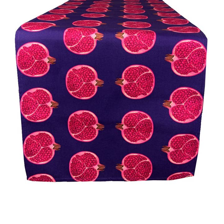 Pomegranate Table Runner for wholesale by Emilia Hunt
