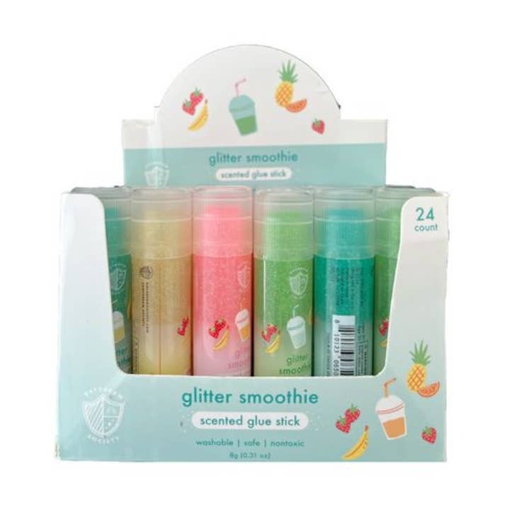 Arts & Crafts Smoothie-Klebestift mit Glitter, Packung mit 24 Stück für den Großhandel von Jollity & Co. + Daydream Society