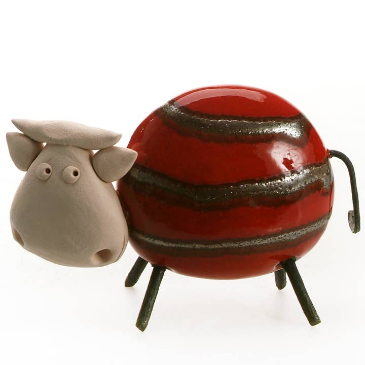 Enigma Supplies – Estatueta decorativa por atacado – Estatueta Cerâmica Happy Cow | Várias Cores7