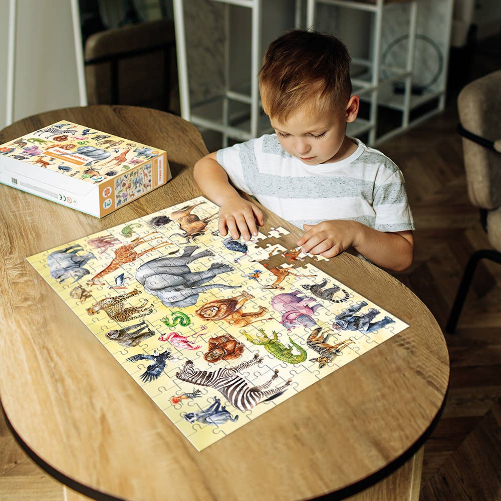 DoDo Brand – Großhandel Puzzle – Kinder – Brettspiel-Puzzle für Kinder Safari-Tiere2