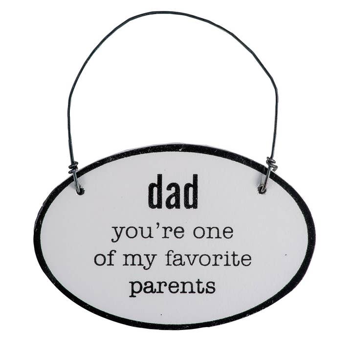 Abbey + CA Gift - Wholesale Sign - Say It with Sass Mini Oval Wall Hangings7