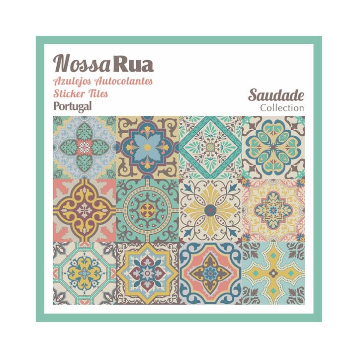 Decalque Azulejos Portugueses Saudade Coleção por atacado de NossaRua