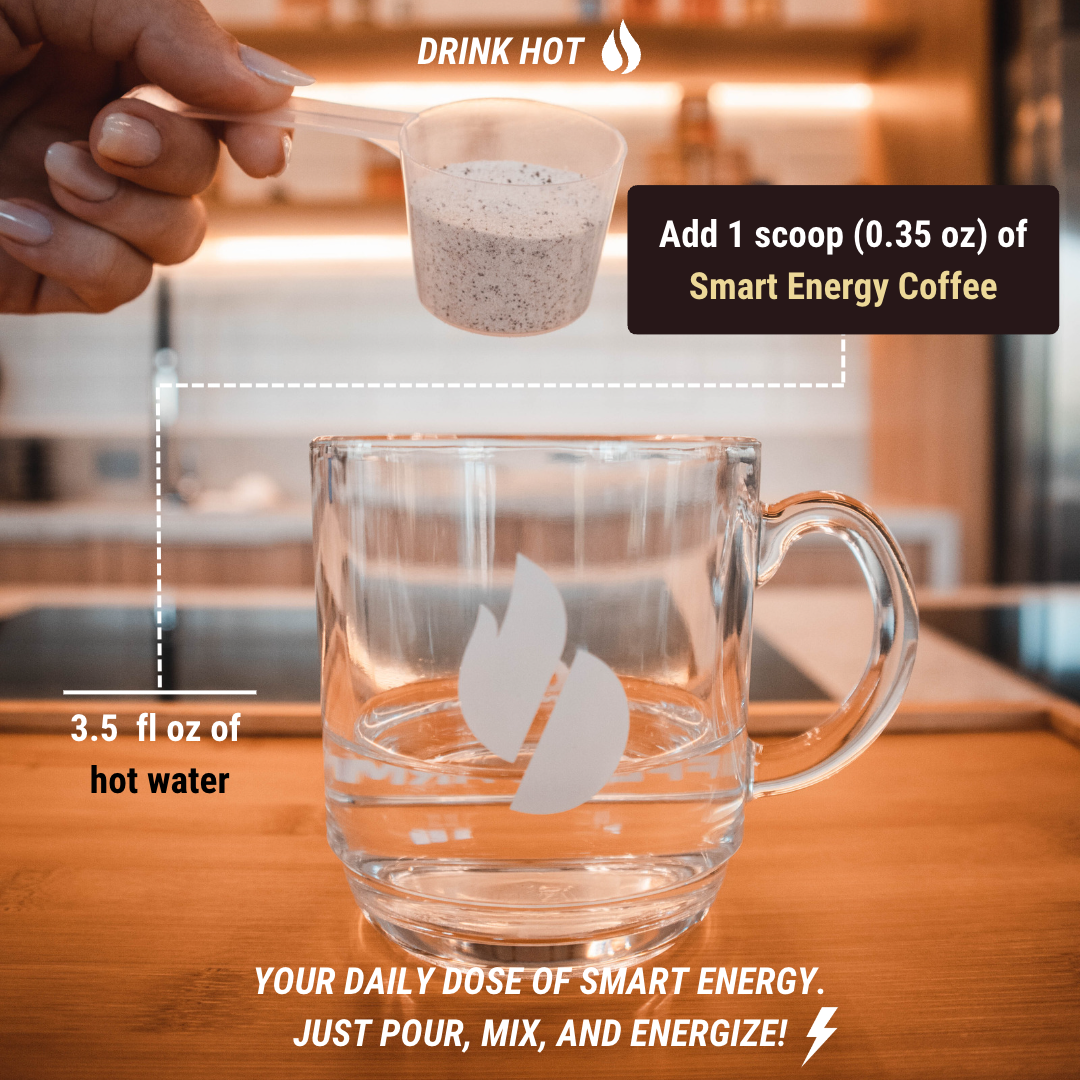 Caffeine Army LLC - Vente Cafés/expressos instantanés - Café Smart Energy, format économique (38 portions)13