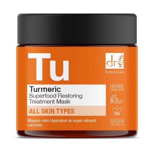 Turmeric Superfood Restoring Treatment Mask 60ml for wholesale by Dr. Botancials | Anti-Ageing Vegan Skincare