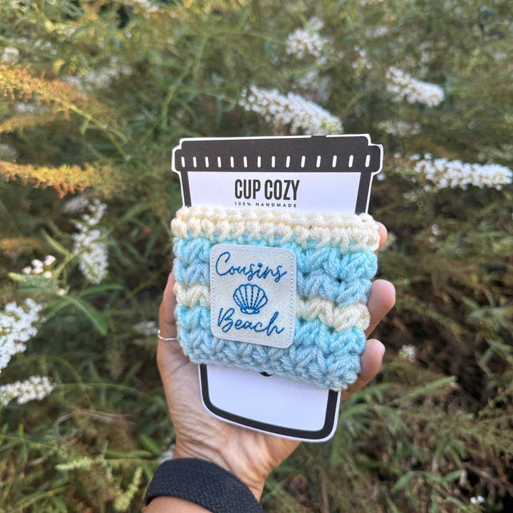 WanderlustBee - Wholesale Drink Huggers & Koozies - Cousins Beach Cozy / The Summer I Turned Pretty Cup Cozy 5