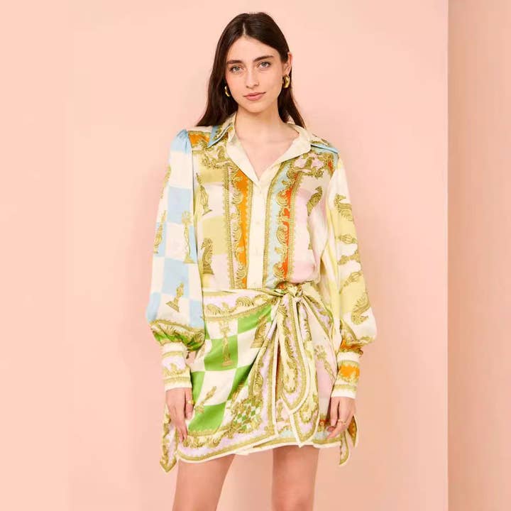 2025 ny bohemisk mönstrad klänning med semesterstil och global attraktionskraft för wholesale av Marayn