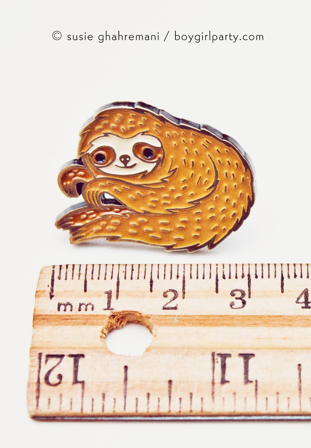 Boygirlparty – Engroshandel Reversnål/knap – Sloth Emalje Pin — Gaver til mænd/Unikke gaver til venner3