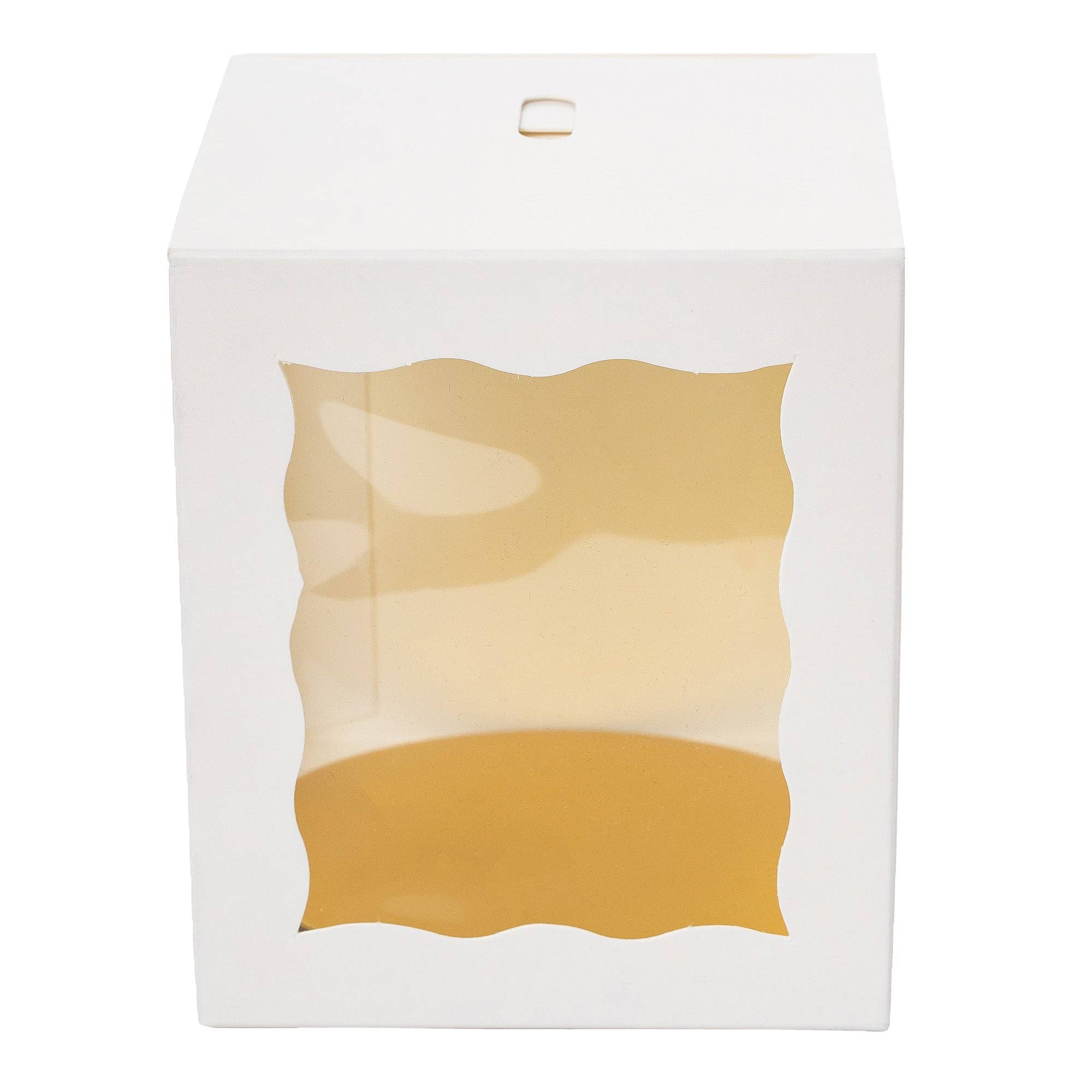 Candy Apple Box 4" - Set of 25 - White for wholesale on Faire3