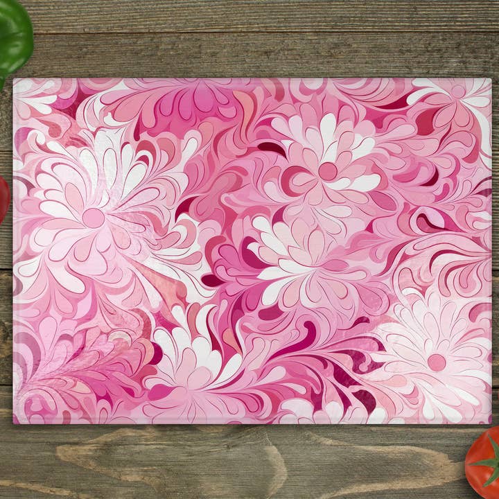 Valentine Florals Glas Skærebræt for engroshandel hos Beautiful Creations by Laney