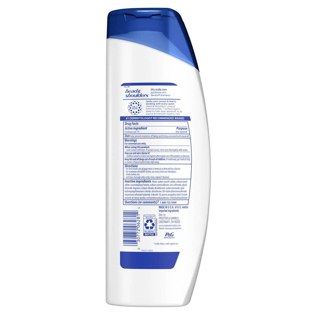 KT Supply - Wholesale Hair Shampoo - Head and Shoulders Dandruff Shampoo, Dry Scalp Care, 12.5oz1