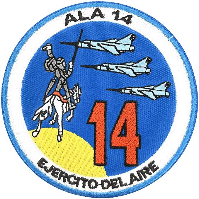 Opstrijkbare patch Ala 14 Los Llanos luchtmacht voor wholesale door Beclosetoyou
