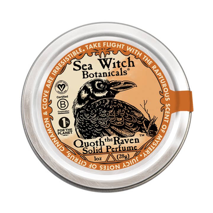 Solid Perfume - Quoth the Raven for wholesale by Sea Witch Botanicals