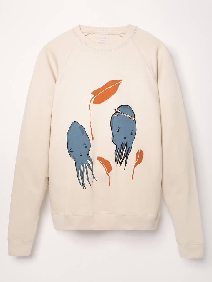Felpa ecologica unisex per adulti SQUID per la vendita all'ingrosso da parte di Granelito (EU)