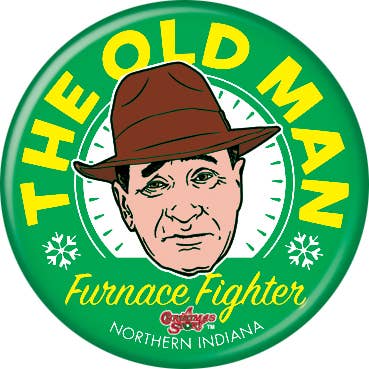 Christmas Story The Old Man Buttons 1.25" Round for wholesale by Ata-Boy