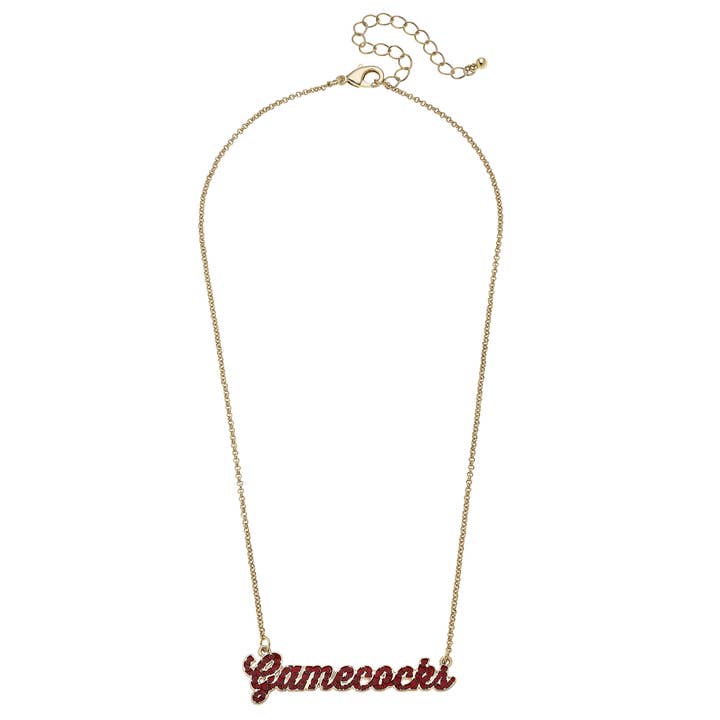Colar de Esmalte com Autógrafo dos South Carolina Gamecocks por atacado de Canvas Style