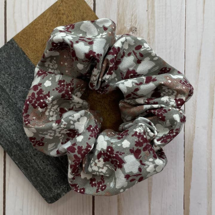 Coletero gris de algodón floral hecho a mano para venta al por mayor de QuietJoy