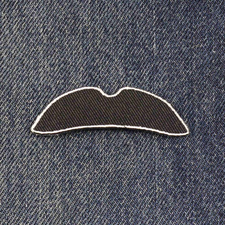 Tribal Trade GmbH - Wholesale Patch - Mustache thick curved mustache sticker patch8