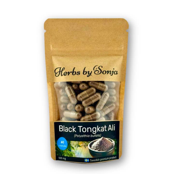 Herbs By Sonja - Natural health supplements - Wholesale Oral Supplement/Vitamin - Black Tongkat Ali 500 mg Ideal for natural product retailers1