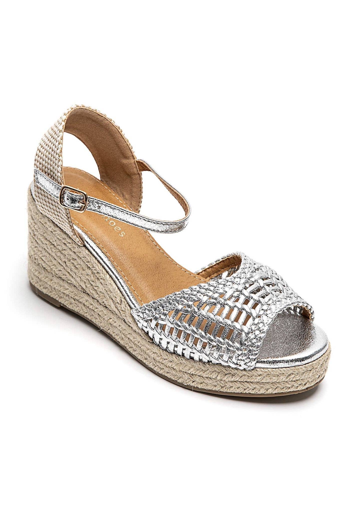 SWEET MAGIC MODA Y COMPLEMENTOS - Wholesale Sandals - Women's - SYNTHETIC LEATHER SANDAL WITH ESPARTO WEDGE3