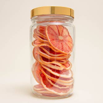 DEHY - Wholesale Dried/Dehydrated Fruit - Grapefruit - 16oz Glass Jar - 55g