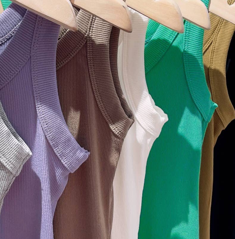 Hope & Sunshine - Wholesale Tank Top - Women's - Ribbed Knit Tank Top7