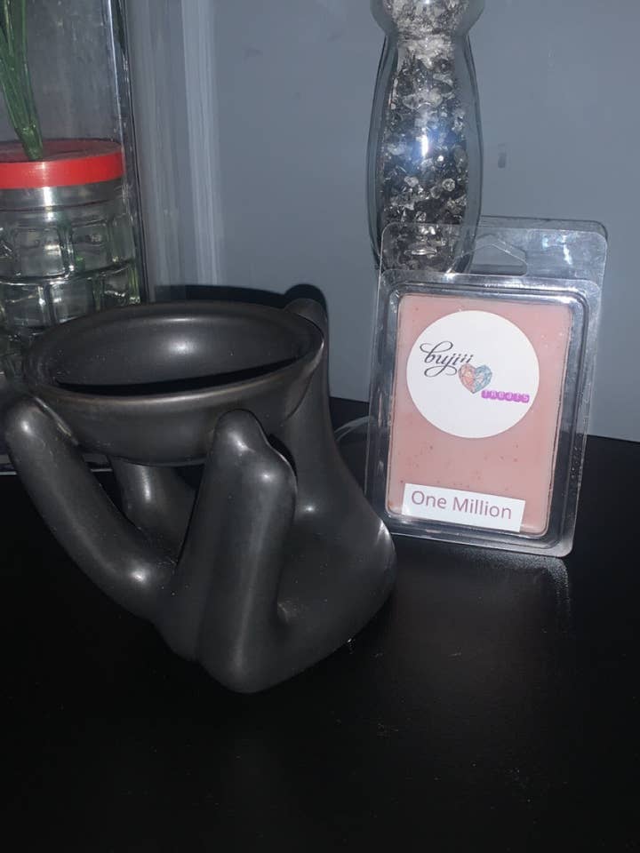 Quemador de cera/aceite para manos curativo negro para venta al por mayor de BUJIII LTD