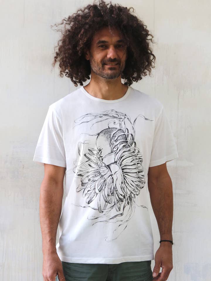 Womb White Men's Tee Shirt for wholesale by Shovava