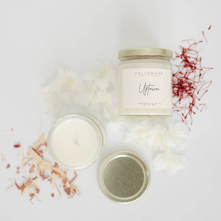 Hollowood Home and Candle - Wholesale Jar/Filled Candle - UPTOWN | EVERYDAY | 8OZ | CANDLE