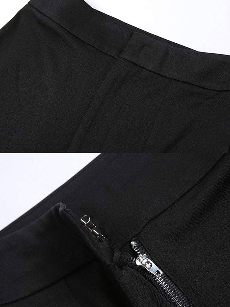 Flarix - Wholesale Pants - Women's - women polyester high rise waist flared trousers9