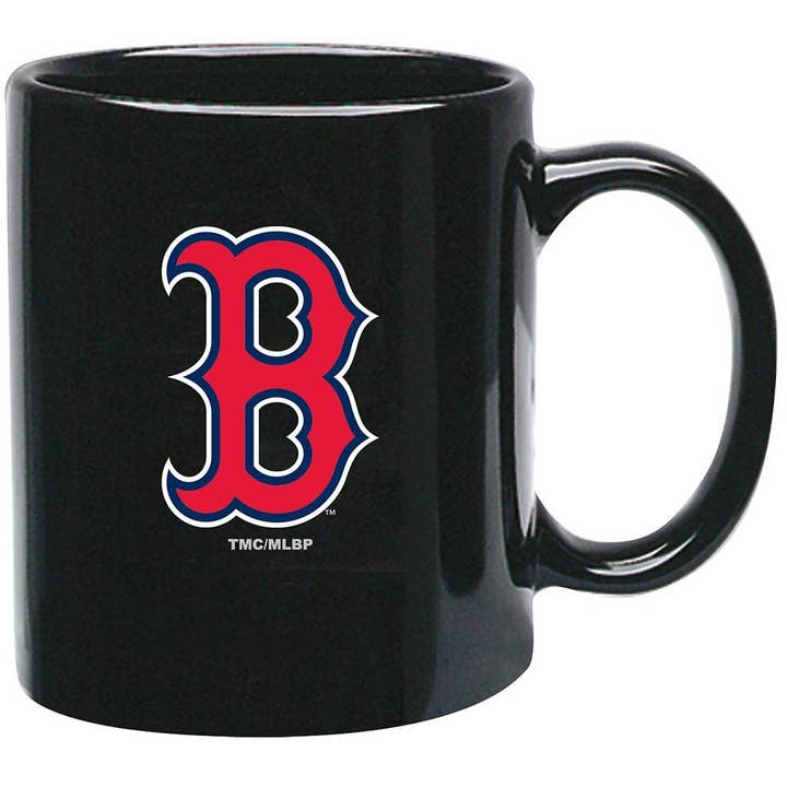 11oz Colored Ceramic Mug, Boston Red Sox for wholesale by The Memory Company