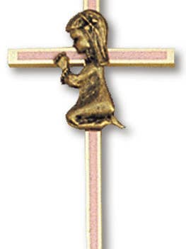4" Cross - Child - Girl for wholesale by H.J. SHERMAN COMPANY, INC.