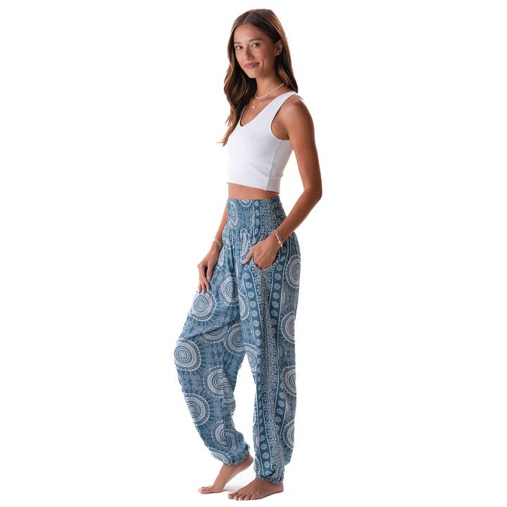 Lotus and Luna - Wholesale Pants - Women's - Sapphire Beach Harem Pants