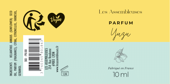 Les Assembleuses - Wholesale Perfume/Eau de Toilette - Yuzu perfume - 10ml1