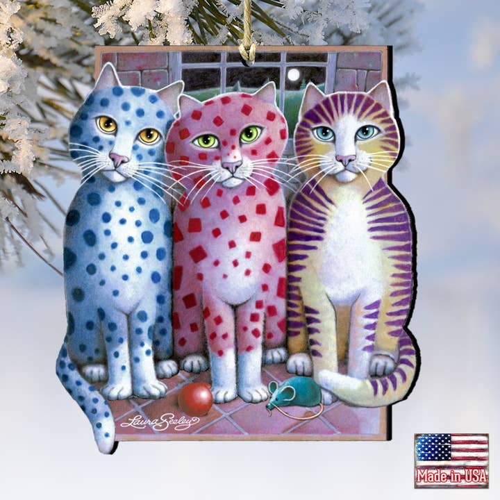 Bestyrelsesmøde Træ Ornament af Laura Seeley Kæledyr Decor for engroshandel hos Designocracy