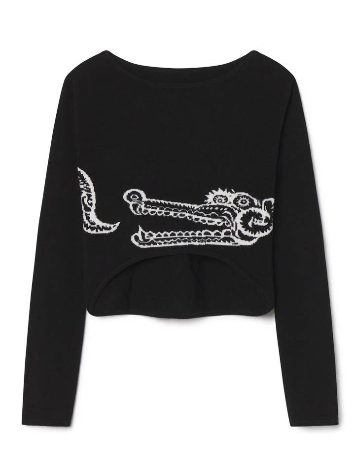 Oroboros Cashmere Crop per la vendita all'ingrosso da parte di UNKNOWN UNION