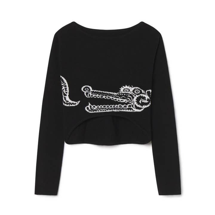 UNKNOWN UNION - Wholesale Sweatshirt - Women's - Oroboros Cashmere Crop0