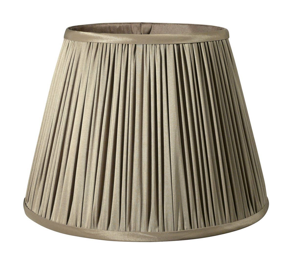 Continents Brands - Wholesale Lamp Shade - Cloth & Wire Pleat Ash Lampshade Washer Fitter 9" Top0