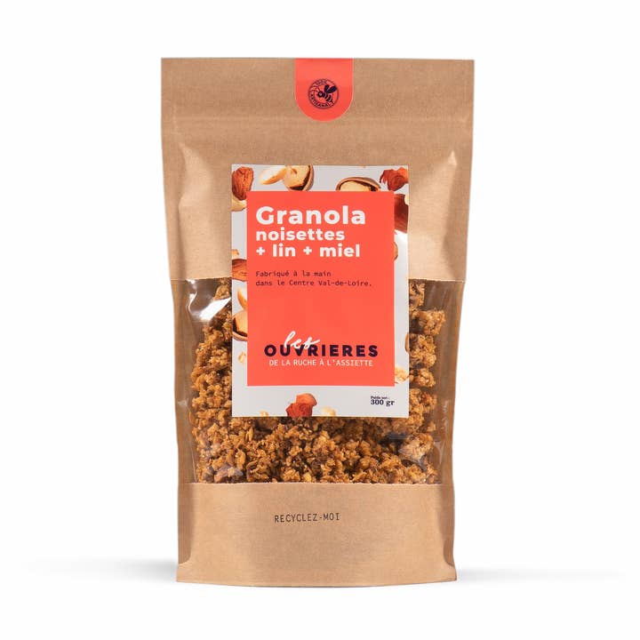 Granola honning+hørfrø+hasselnødder for engroshandel hos LE RUCHER DES BROSSES - LES OUVRIERES
